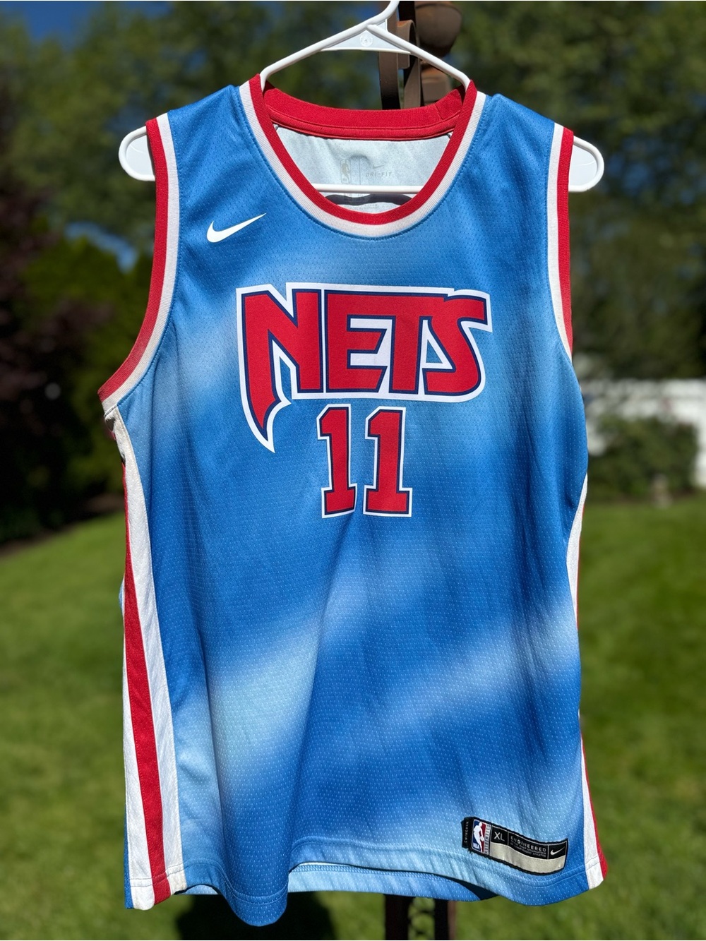 NBA Vintage Nets #11 Irving Basketball Jersey
